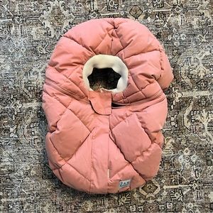 7AM Benji Car Seat Cocoon, Rose Dawn Quilted